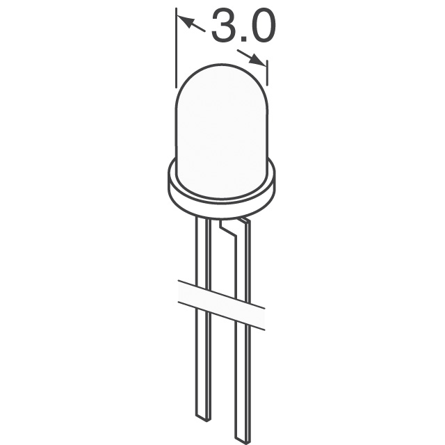TLHF4900 Vishay Semiconductor Opto Division  Indication LED - Discrète